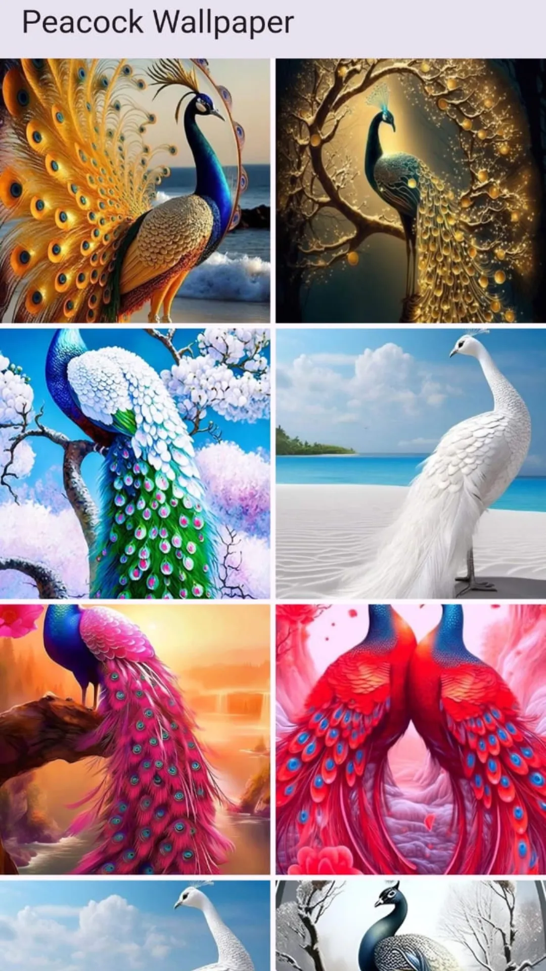 Peacock Wallpaper | Indus Appstore | Screenshot