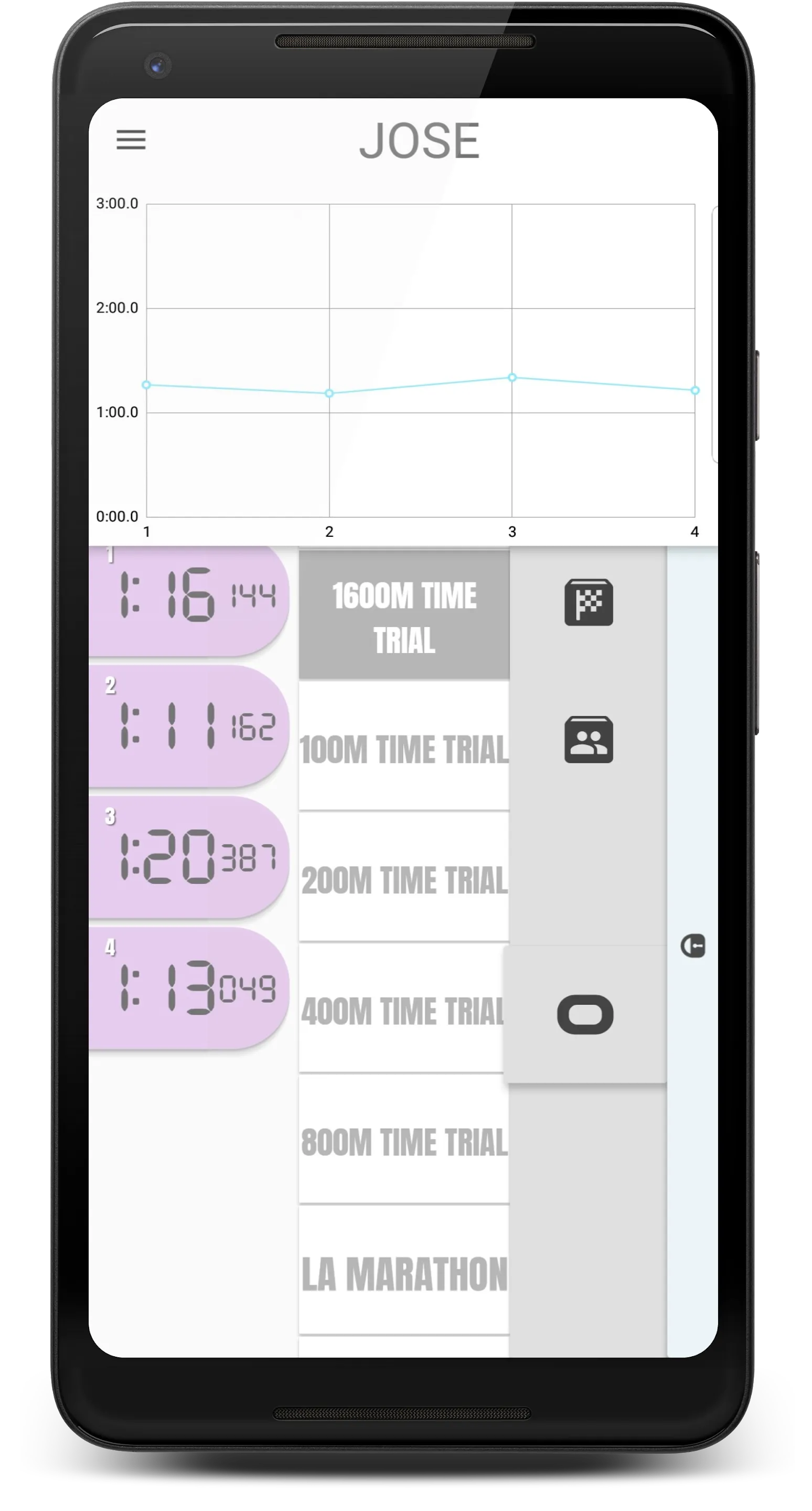 Split Stopwatch: Multi-Athlete | Indus Appstore | Screenshot