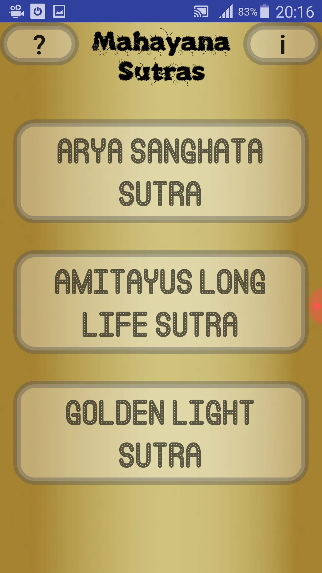 Mahayana Sutras Compilation | Indus Appstore | Screenshot