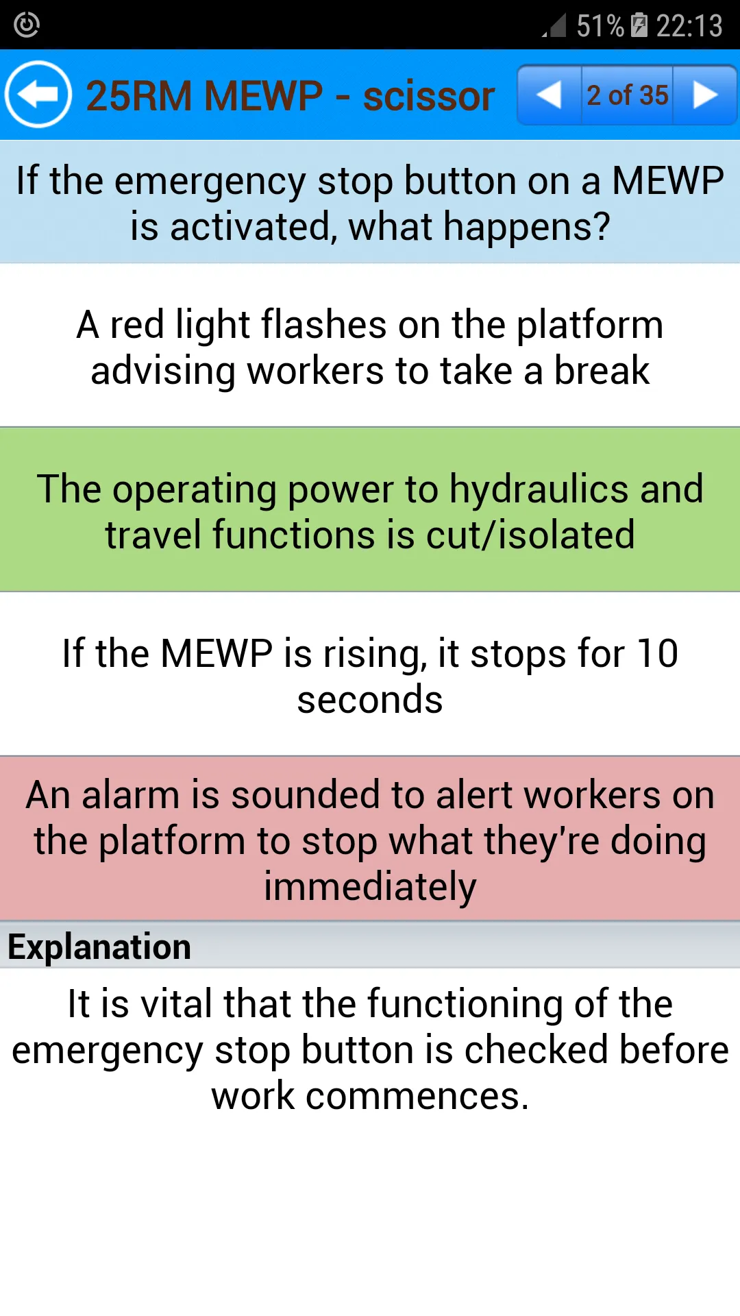 CPCS Revision Test Lite | Indus Appstore | Screenshot