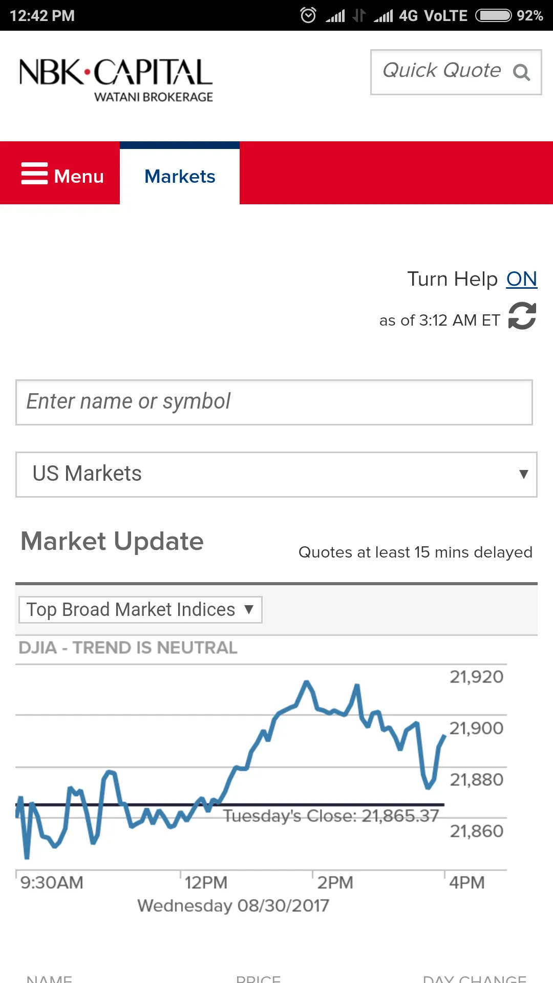 Watani Brokerage International | Indus Appstore | Screenshot