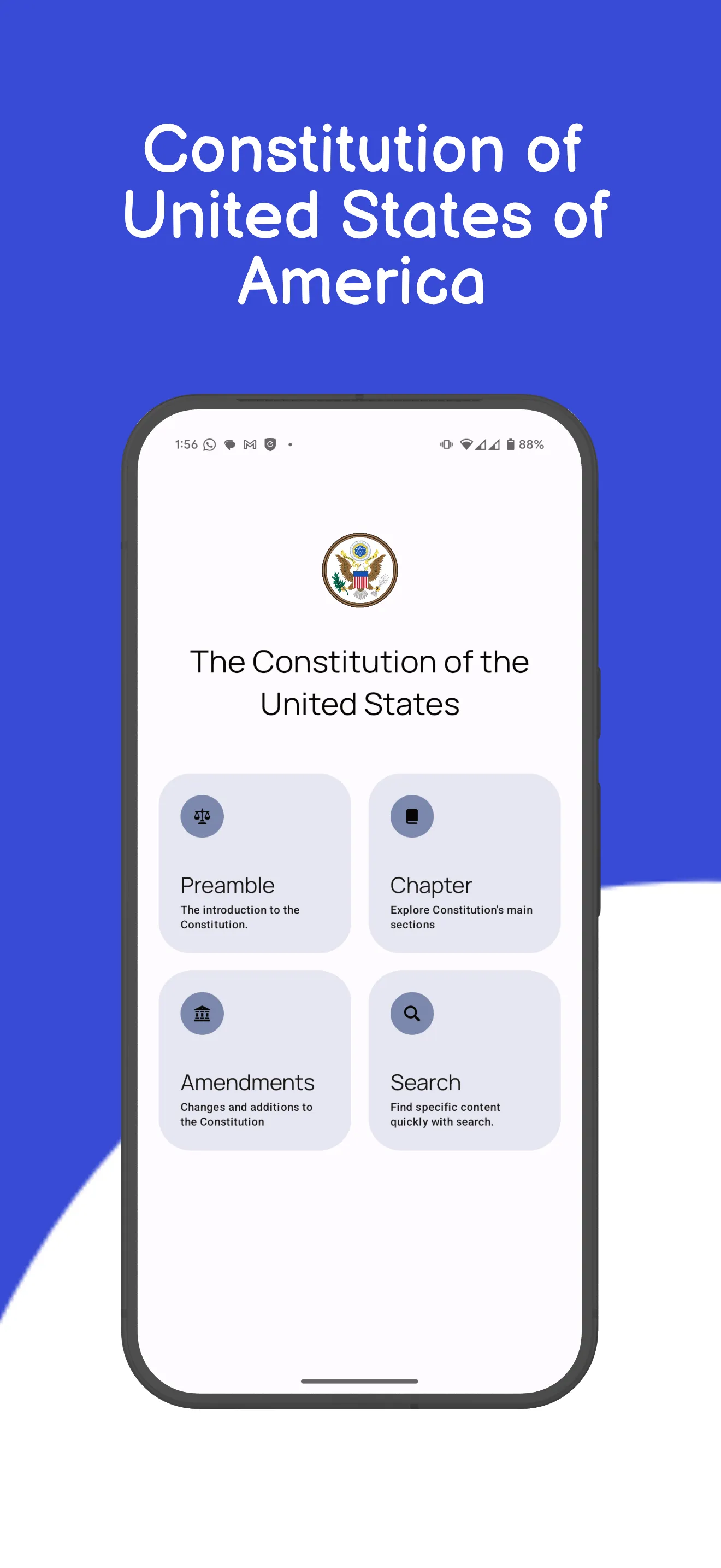 Constitution of United States | Indus Appstore | Screenshot