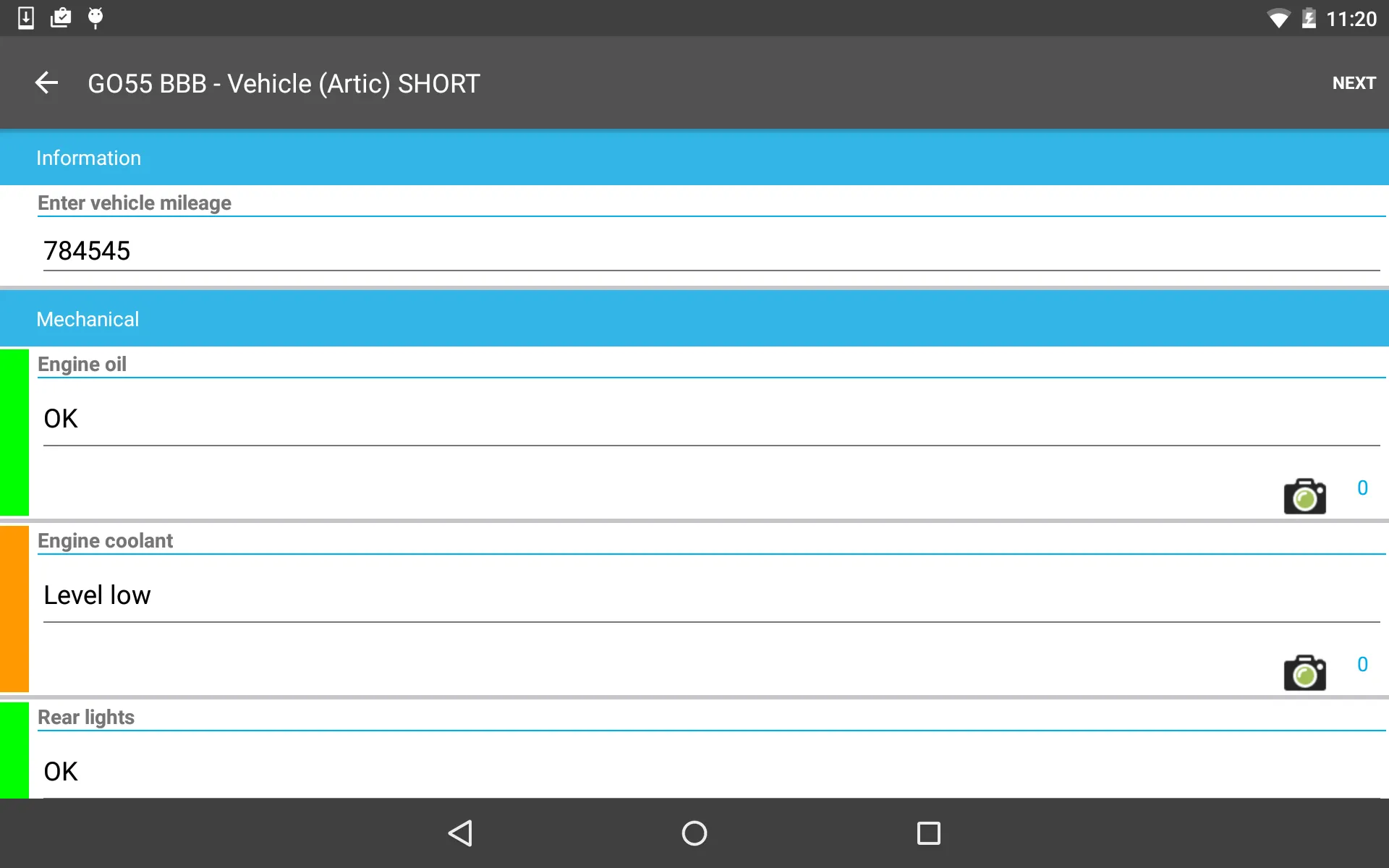 Mandata Vehicle Checks | Indus Appstore | Screenshot