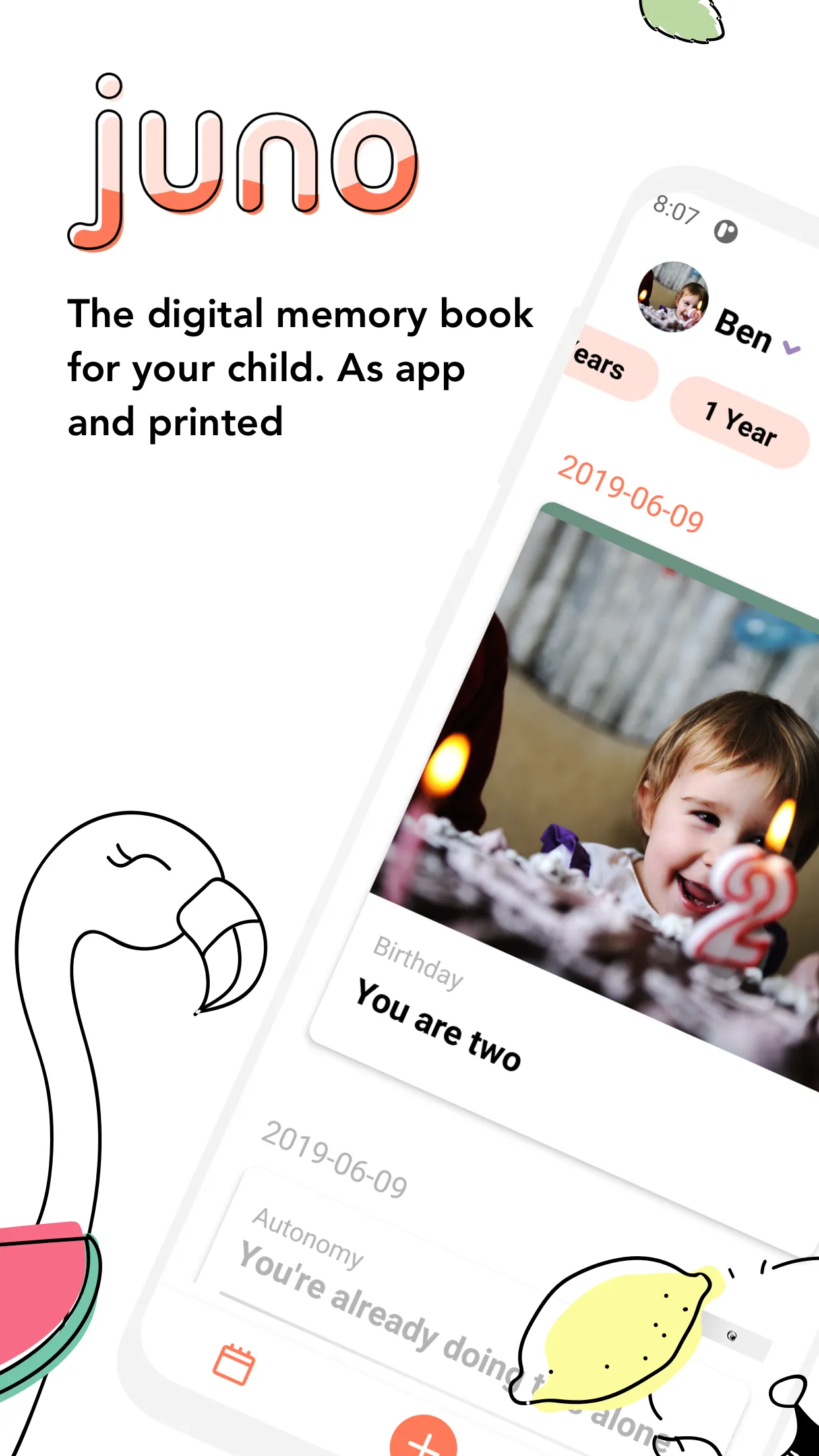 Juno - memories for your child | Indus Appstore | Screenshot