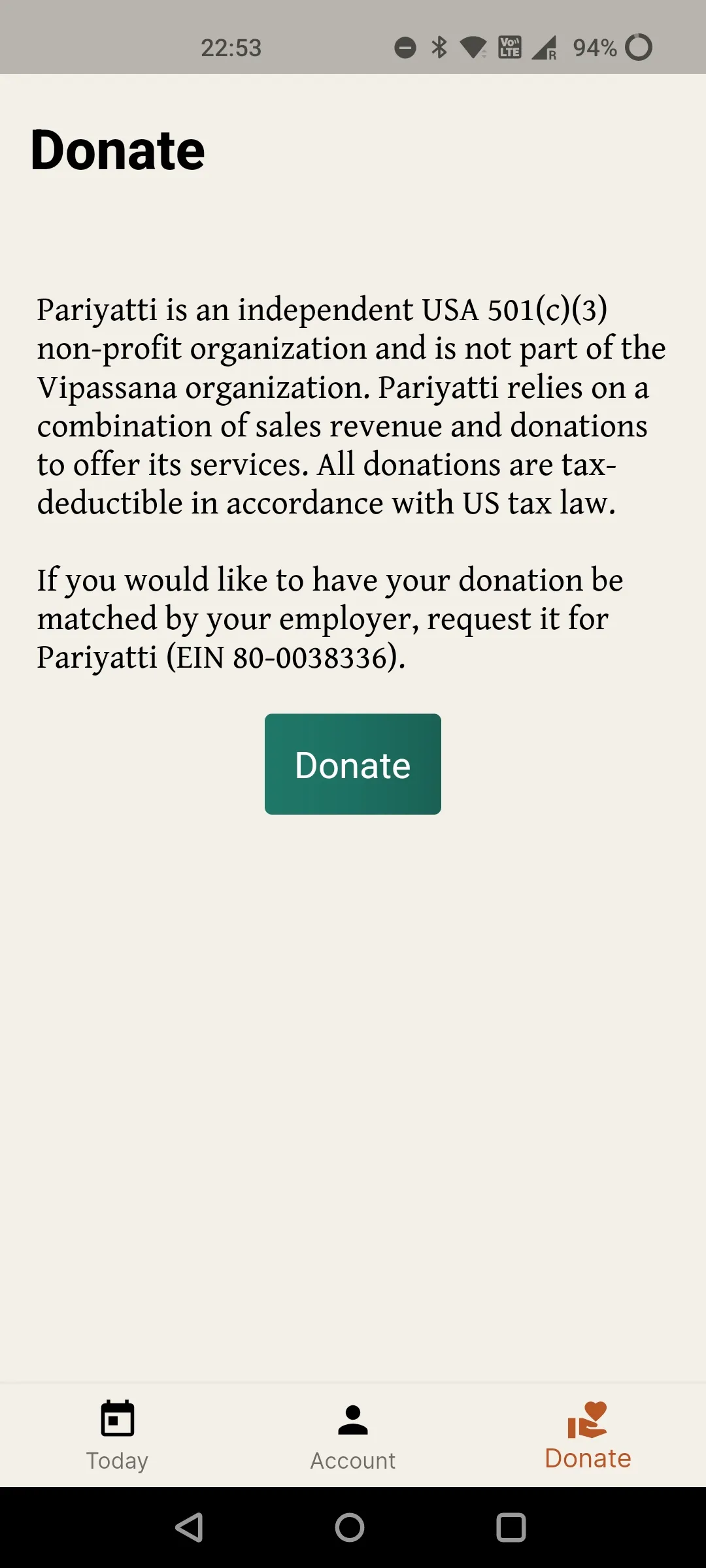 Pariyatti | Indus Appstore | Screenshot