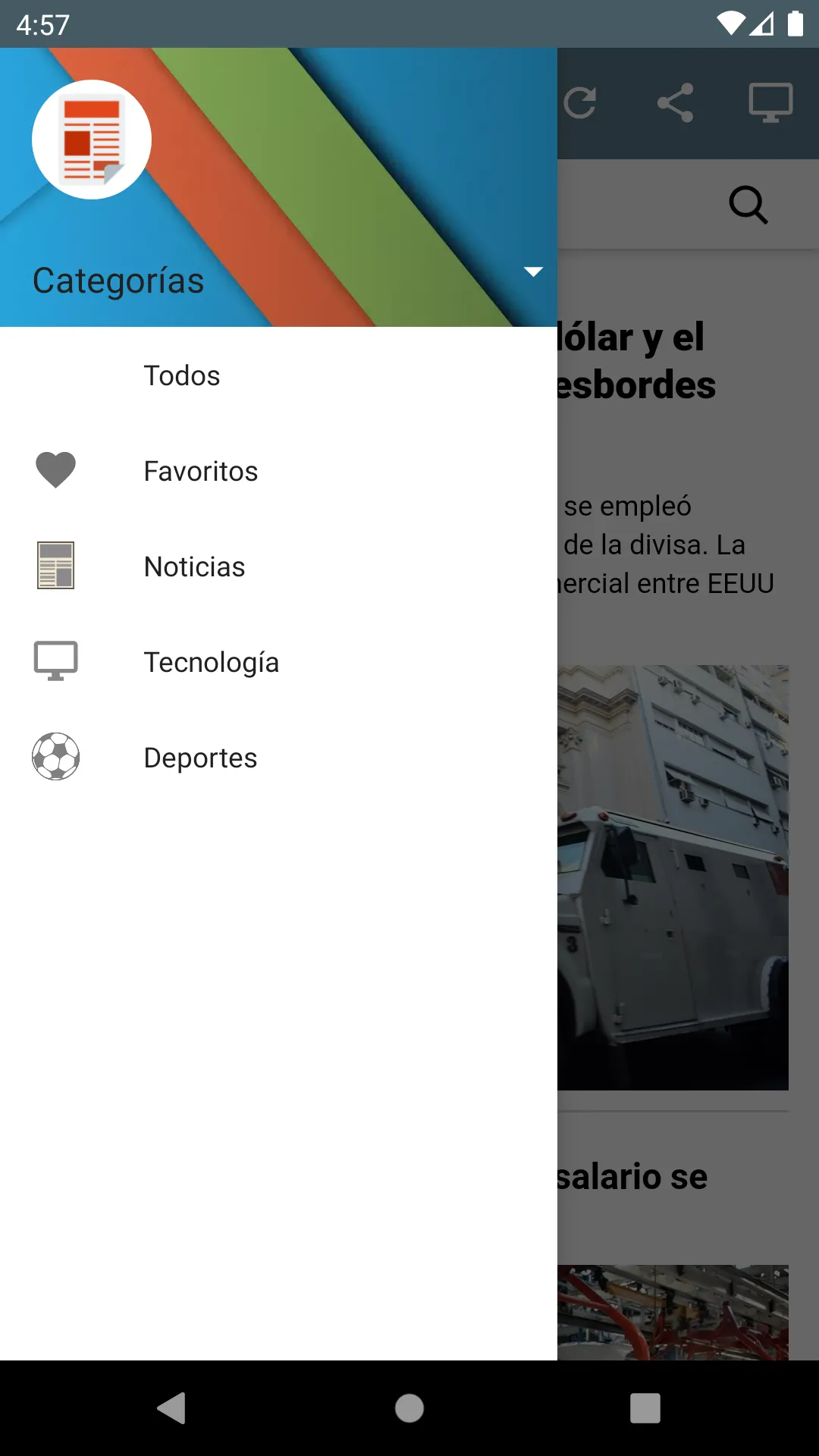 Argentina Periódicos | Indus Appstore | Screenshot