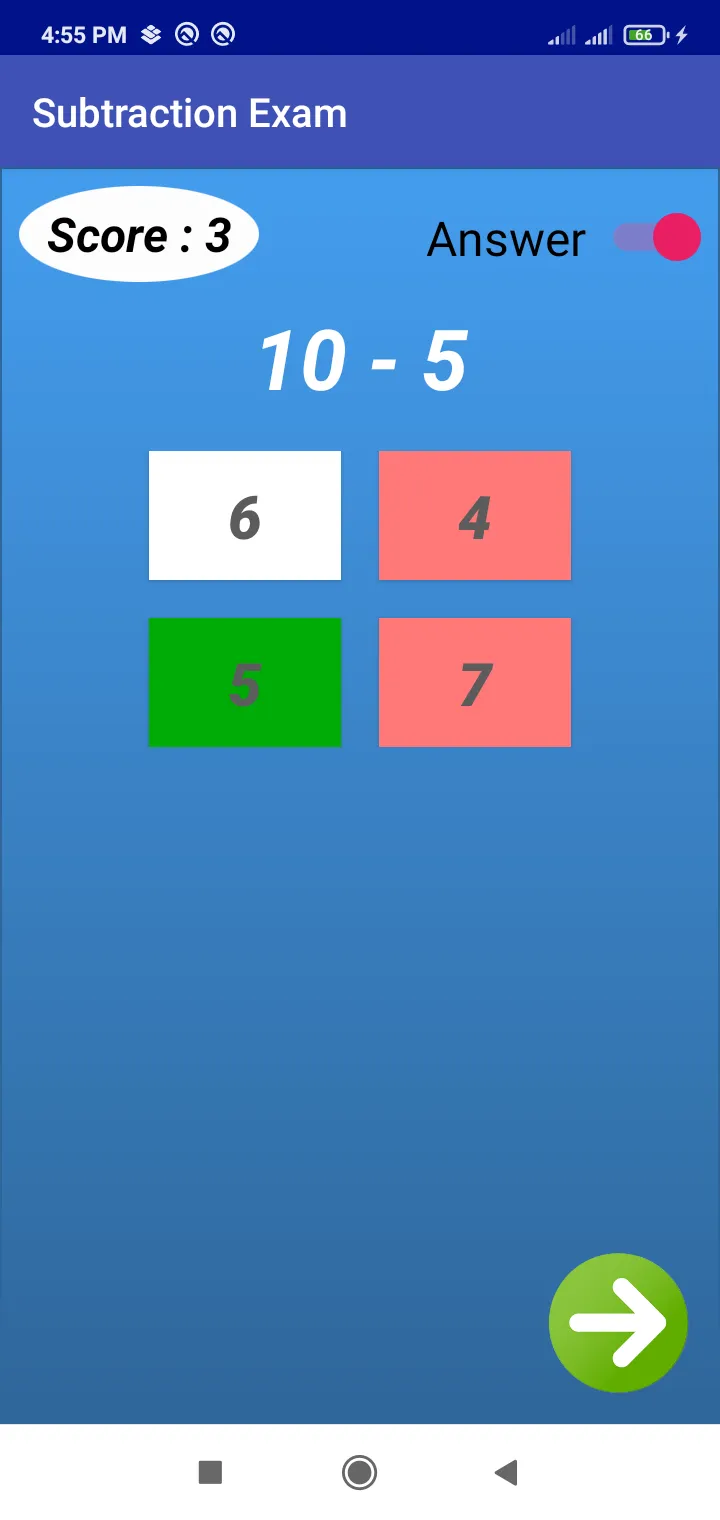 Subtraction Tables | Indus Appstore | Screenshot