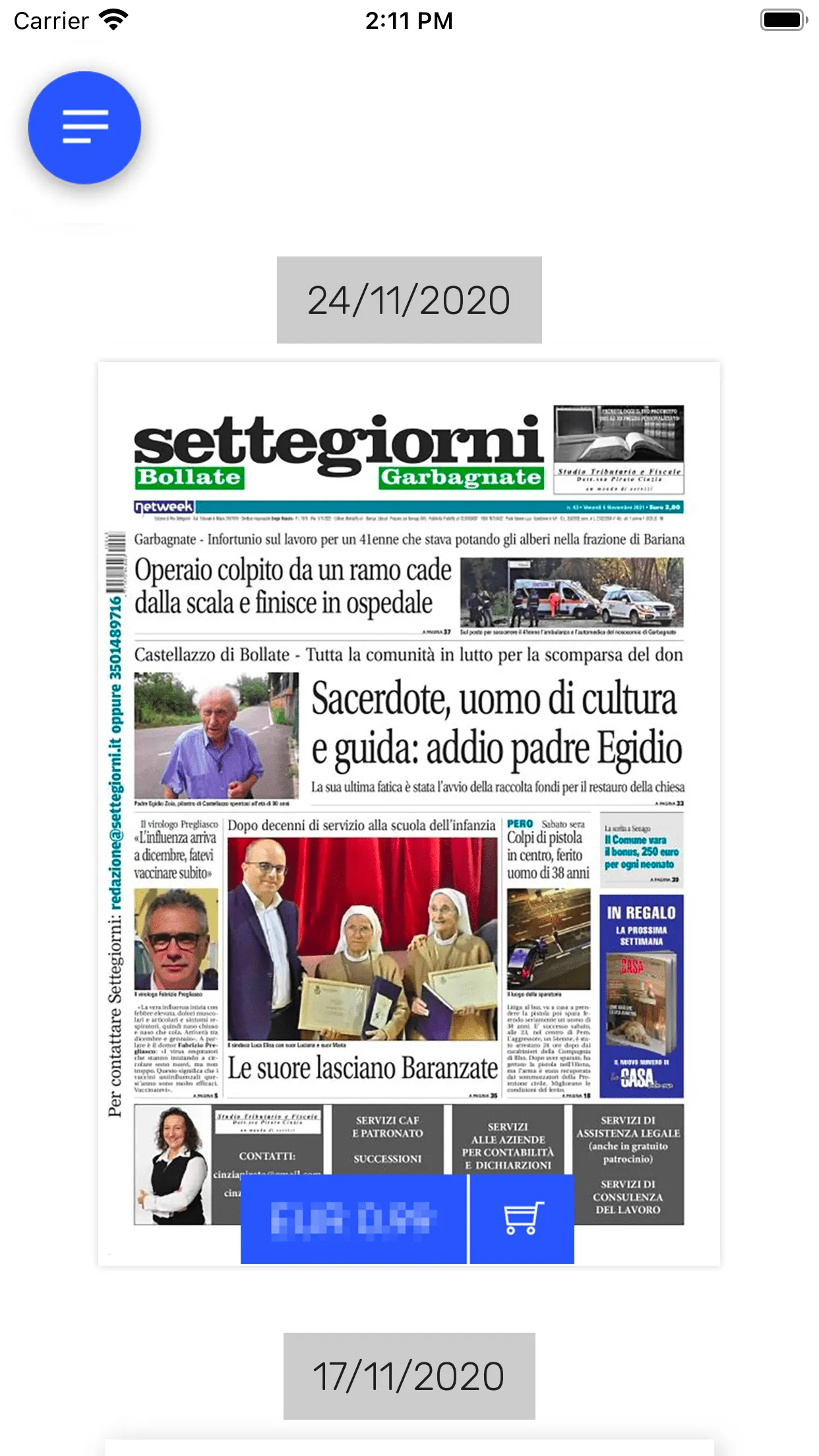 Settegiorni Bollate-Garbagnate | Indus Appstore | Screenshot