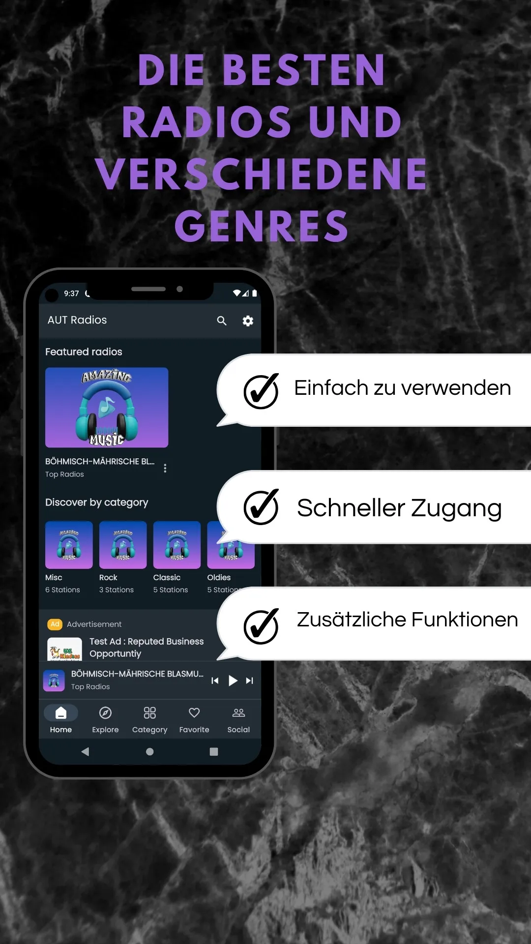 Österreich - Böhmisch Radio | Indus Appstore | Screenshot