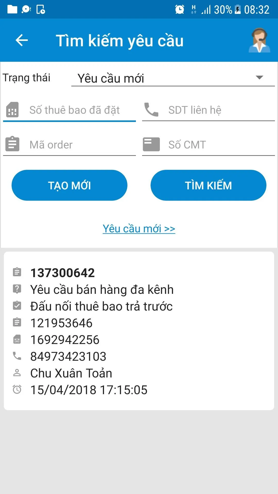 mBCCS 2.0 - Viettel Telecom | Indus Appstore | Screenshot