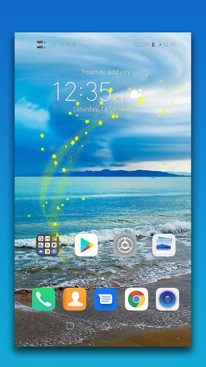 Blue Sky Live Wallpaper | Indus Appstore | Screenshot