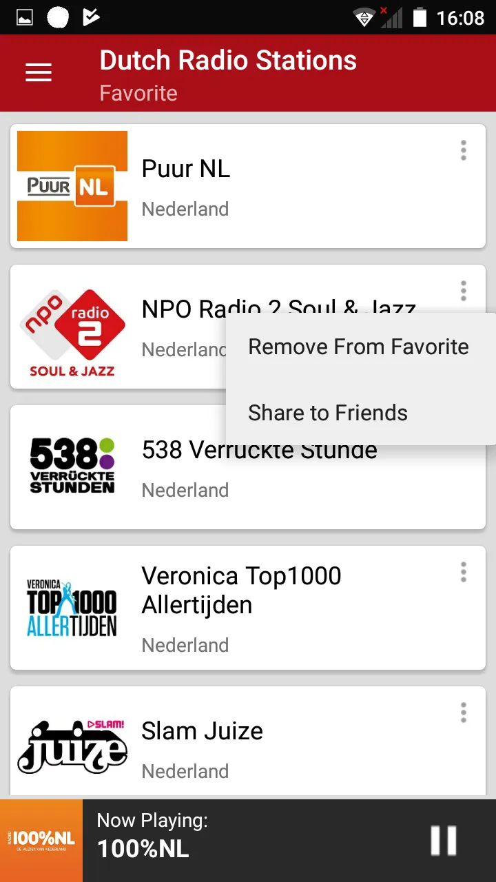 Netherlands Radio Stations | Indus Appstore | Screenshot