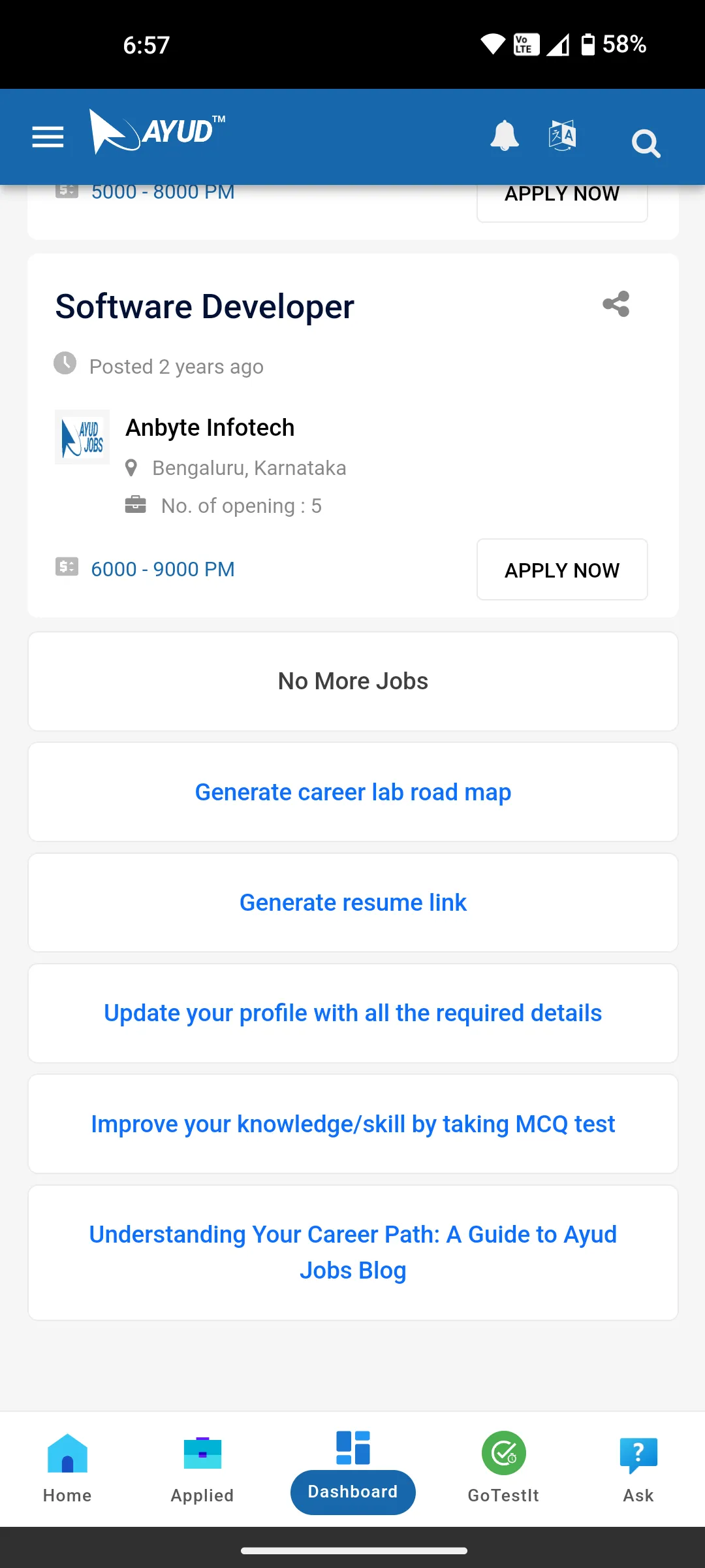 Ayud Career Booster | Indus Appstore | Screenshot