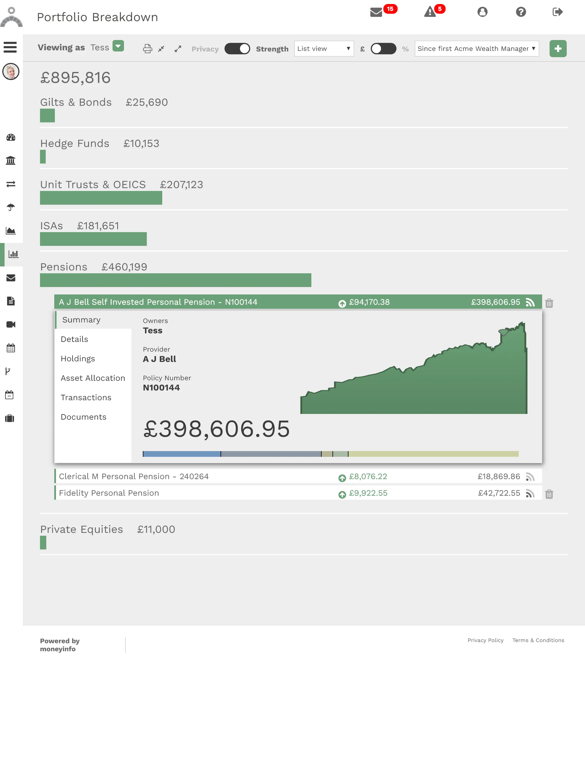 Hawksmoor Client Portal | Indus Appstore | Screenshot