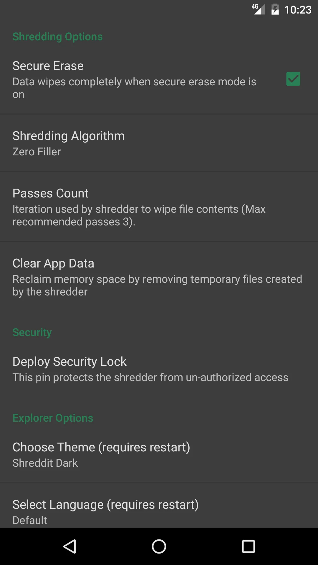Shreddit - Data Eraser | Indus Appstore | Screenshot
