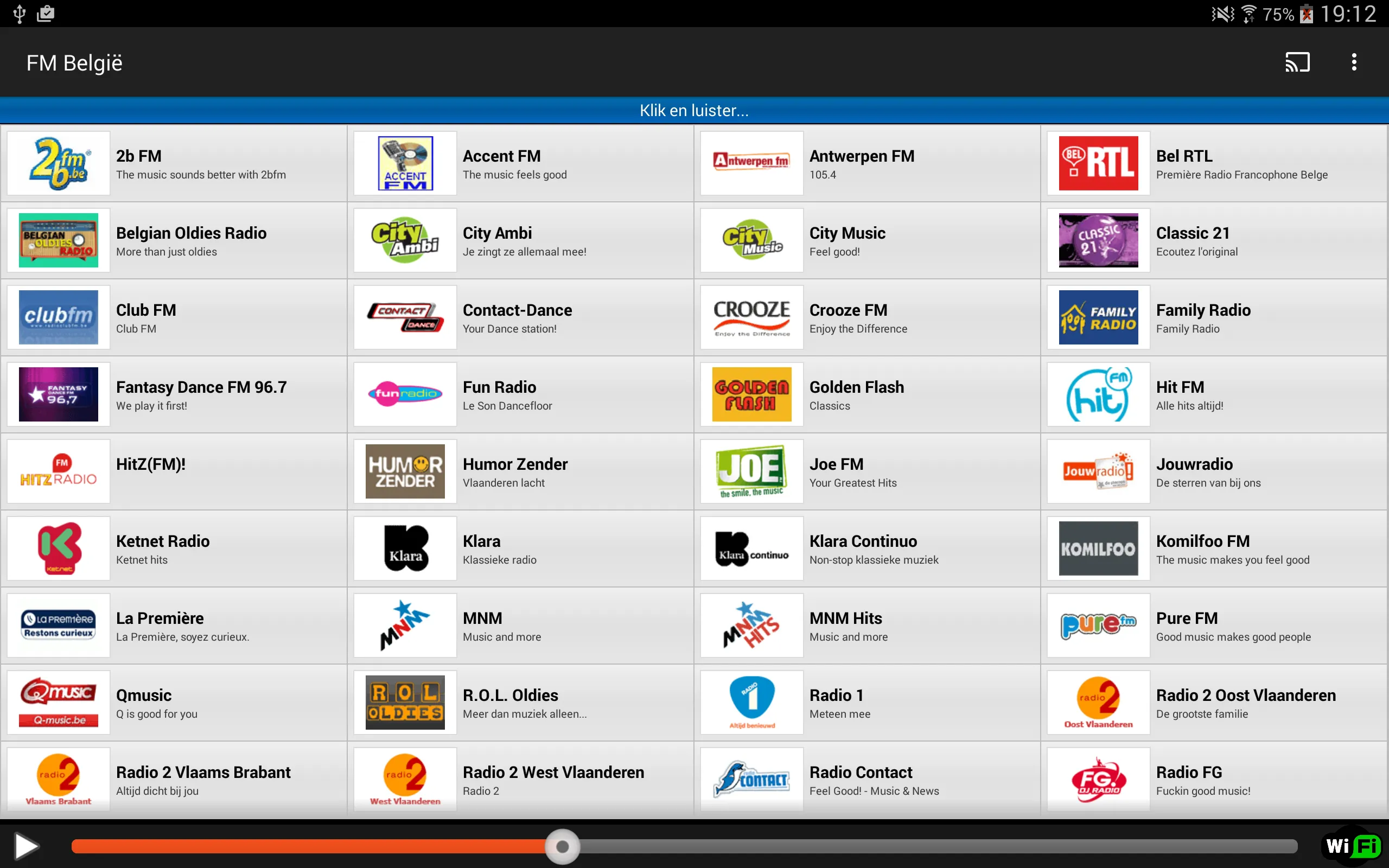 FM België | Indus Appstore | Screenshot