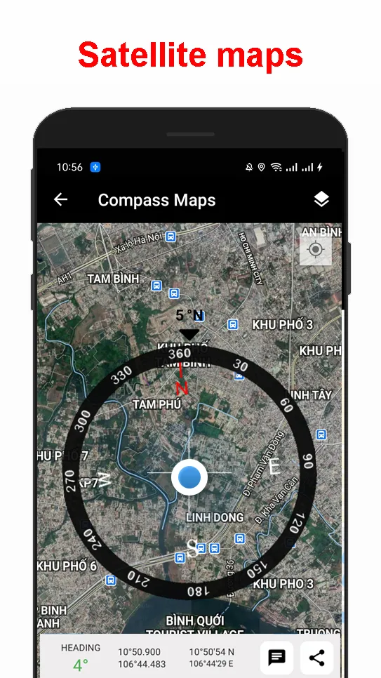 Compass For Maps | Indus Appstore | Screenshot