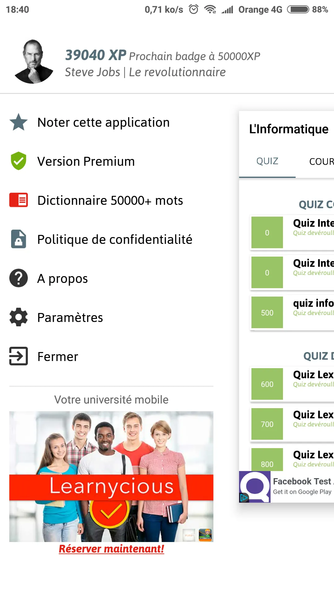 Apprendre: Informatique & Dev | Indus Appstore | Screenshot