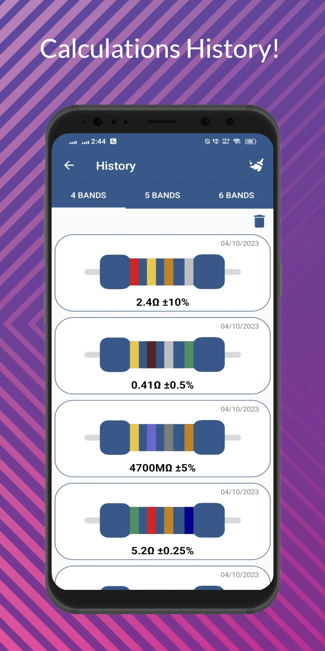 Resistor Color Code Calculator | Indus Appstore | Screenshot