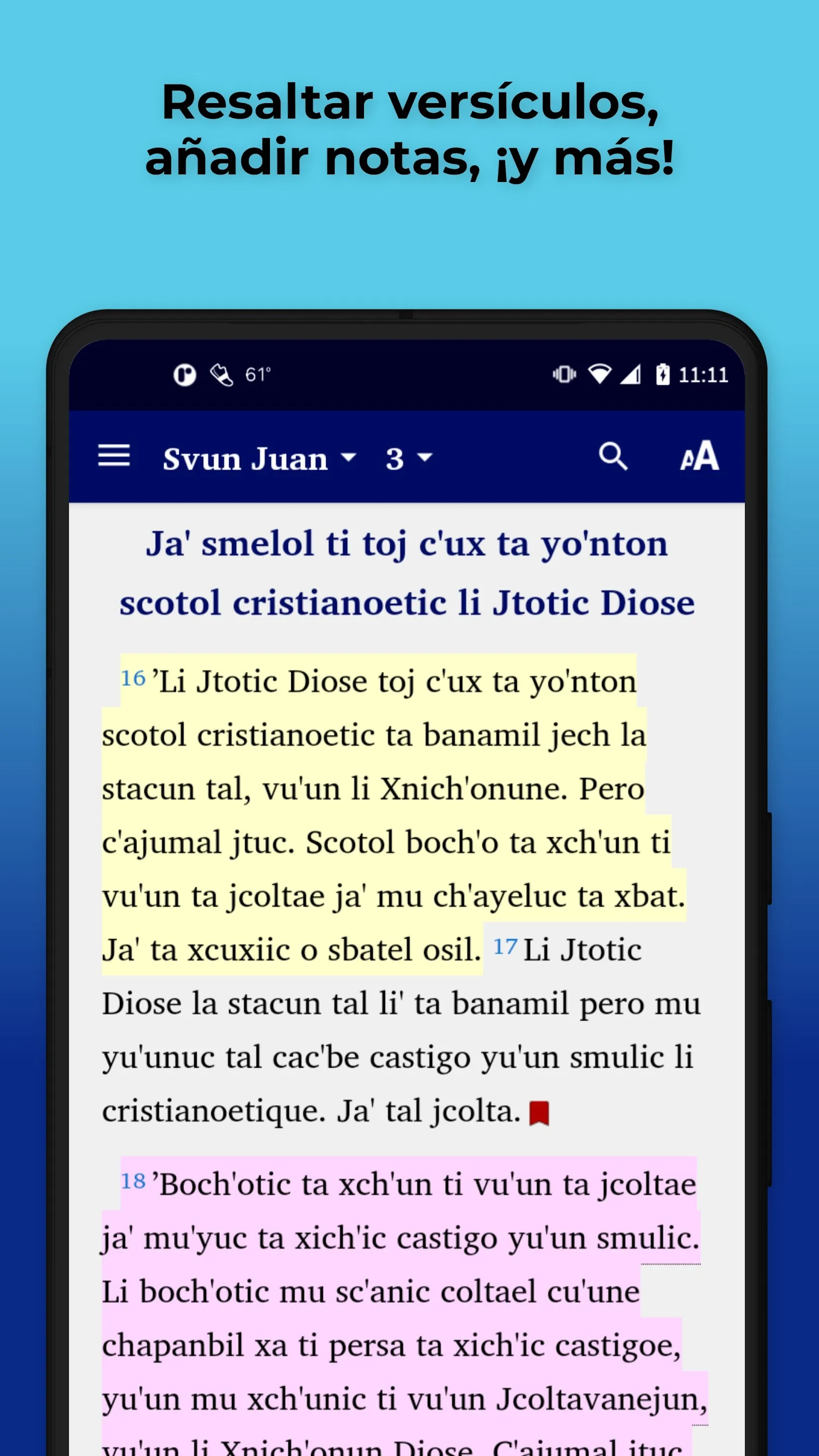 Tzotzil Chenalhó Bible | Indus Appstore | Screenshot