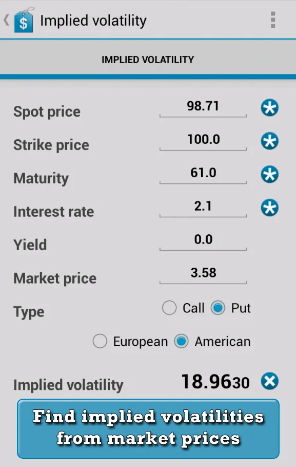 Options Pricing Suite | Indus Appstore | Screenshot