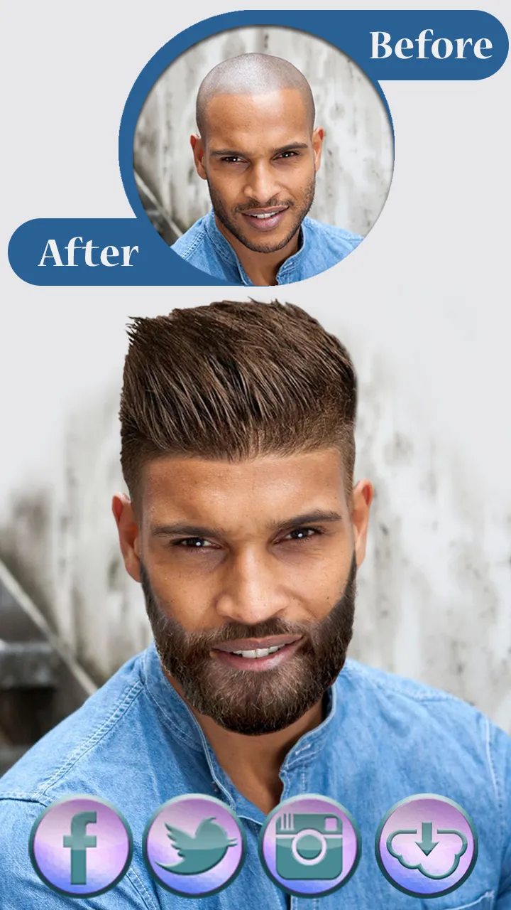 Hairstyle & Beard Salon 3 in 1 | Indus Appstore | Screenshot