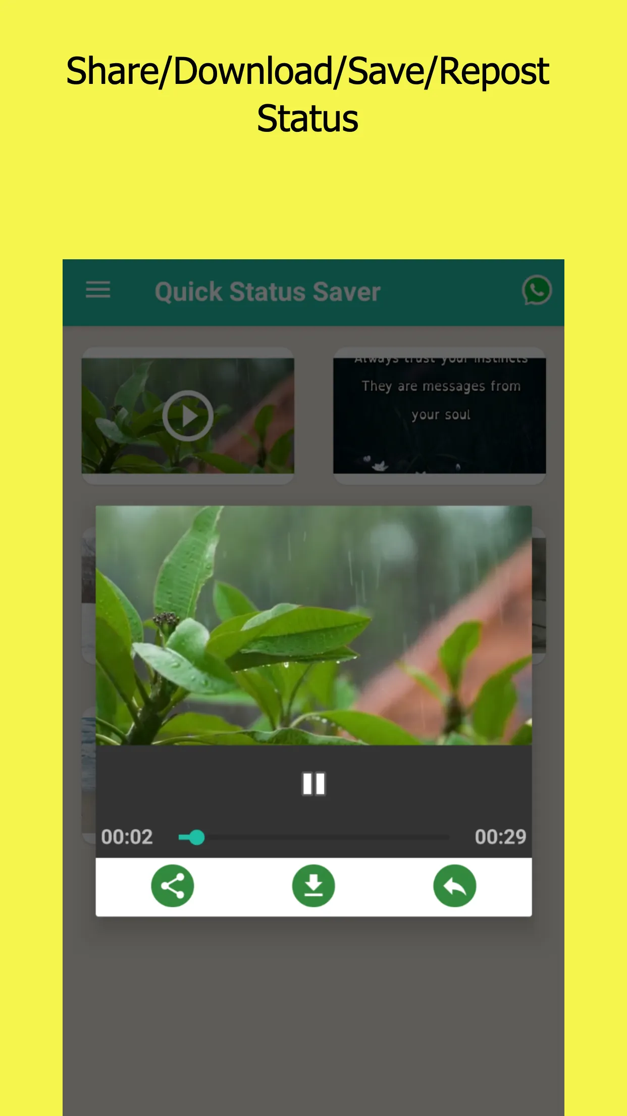 Quick Status Saver | Indus Appstore | Screenshot