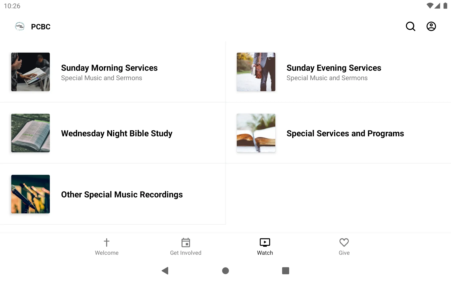 Porters Creek Baptist Church | Indus Appstore | Screenshot