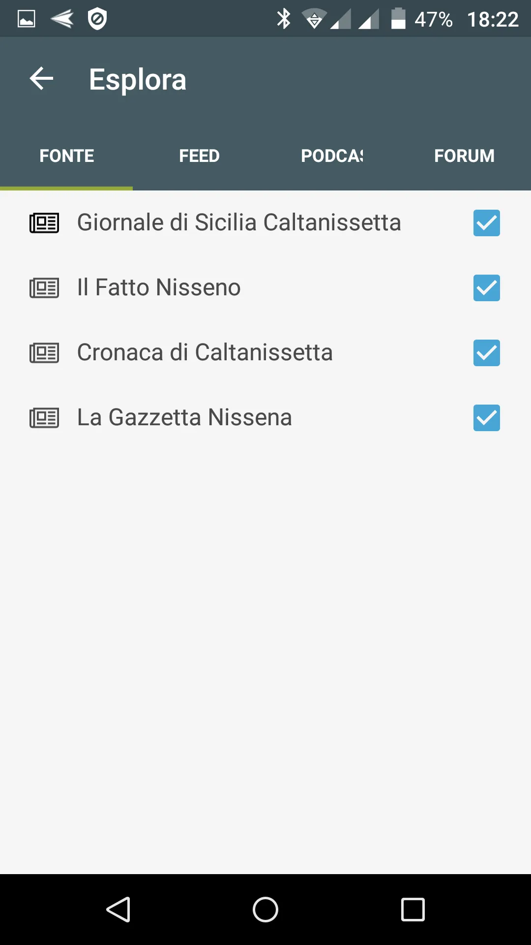 Caltanissetta notizie locali | Indus Appstore | Screenshot