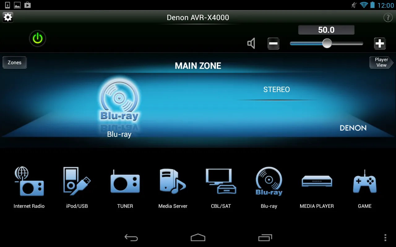 Denon Remote App | Indus Appstore | Screenshot