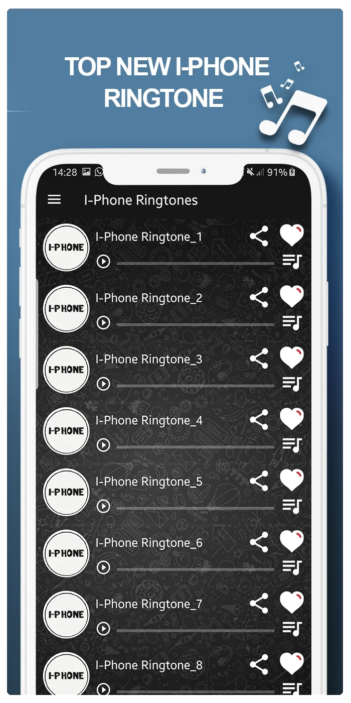 Phone Flash iphone Ringtones | Indus Appstore | Screenshot