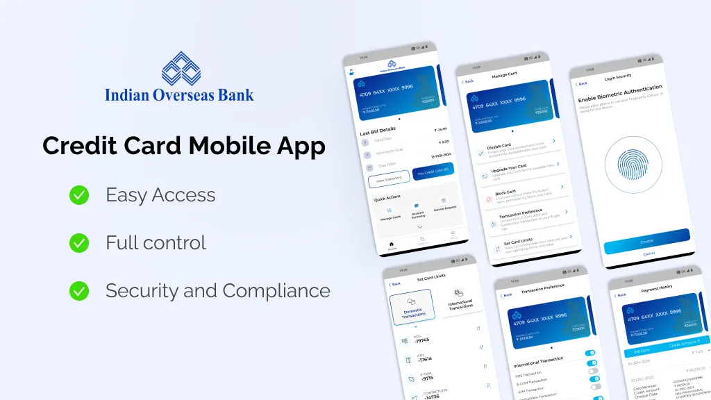 IOB Credit Card | Indus Appstore | Screenshot