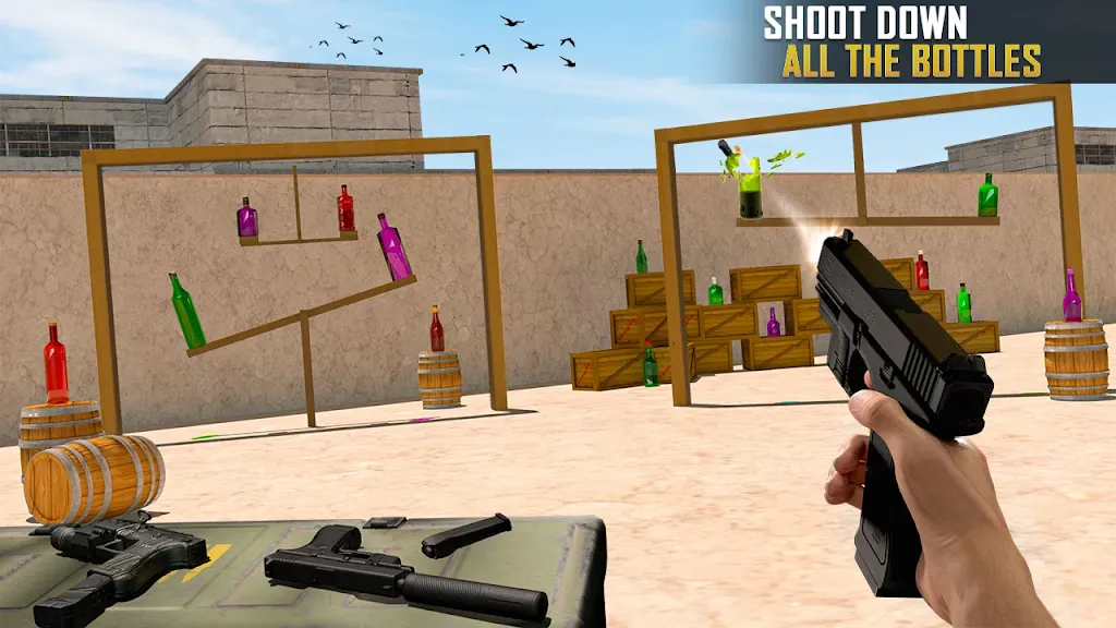 Offline Bottle Shooting Games | Indus Appstore | Screenshot