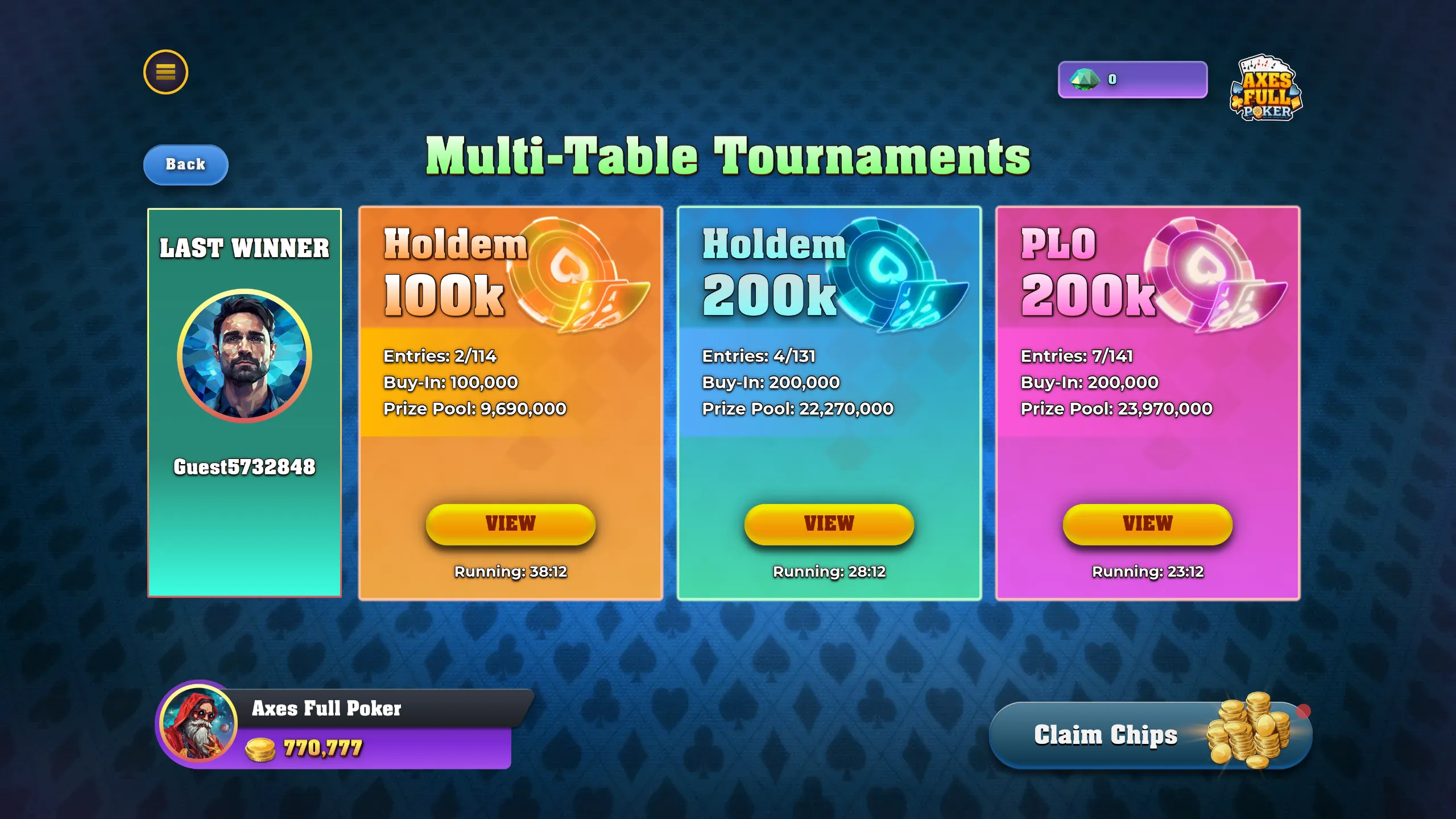 Axes Full Poker | Indus Appstore | Screenshot