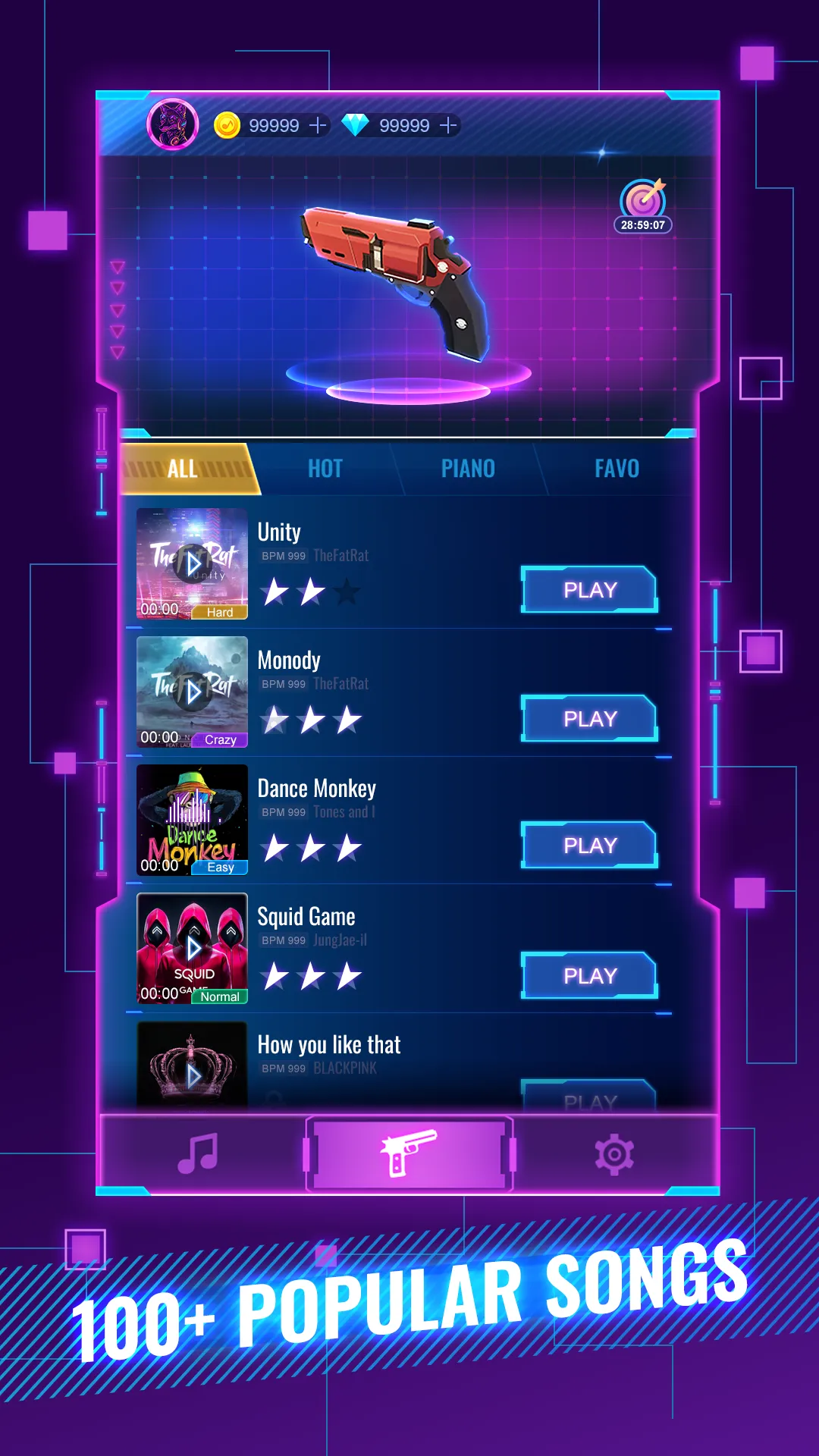 Rhythm Fire-EDM Shooting Game | Indus Appstore | Screenshot