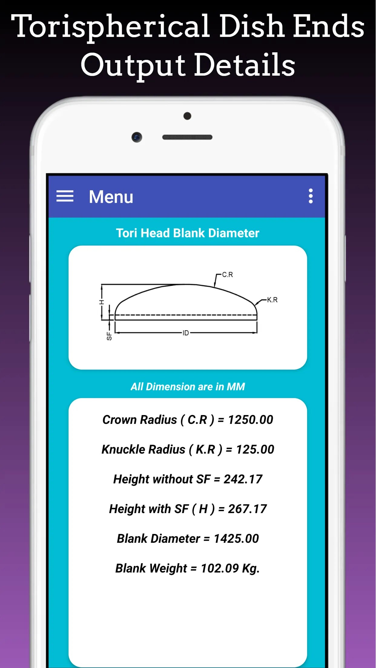 Pressure Vessel Heads | Indus Appstore | Screenshot