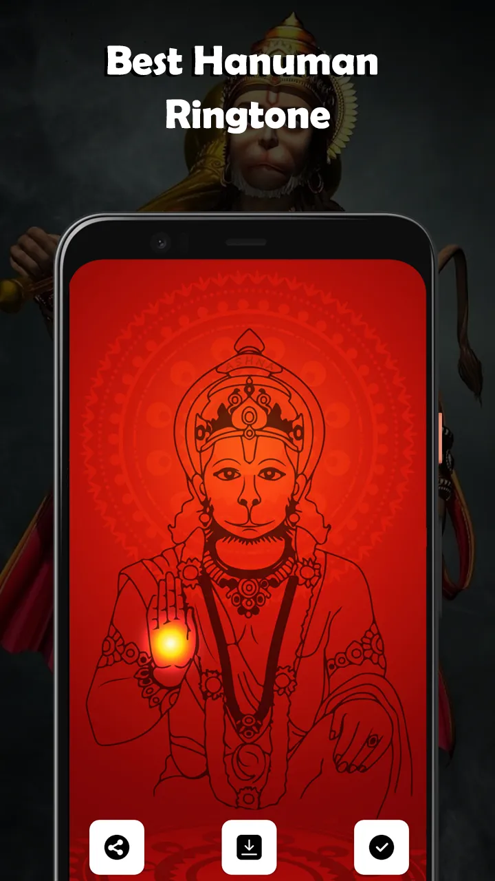 Hanuman ringtone, wallpaper | Indus Appstore | Screenshot