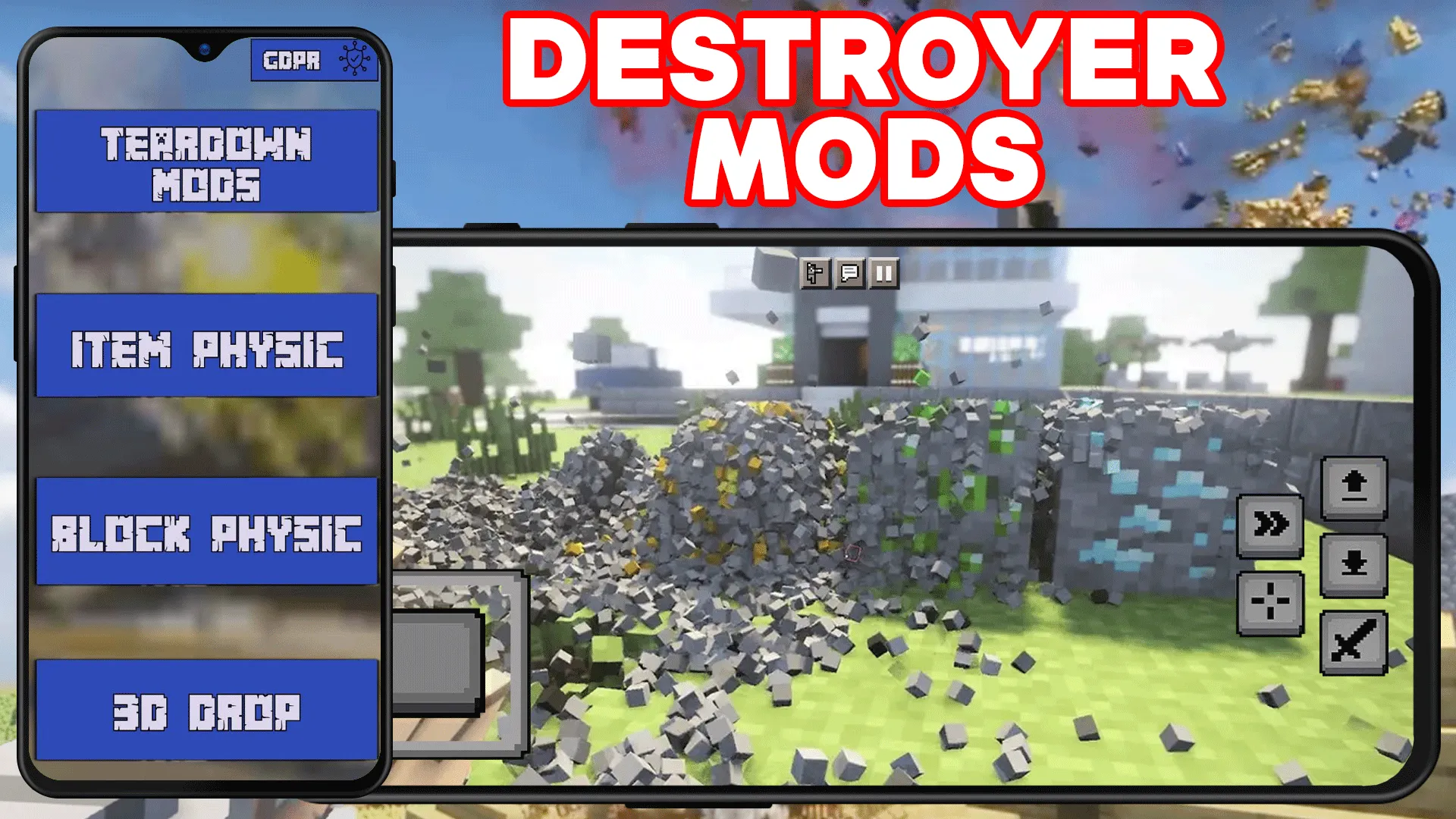 Mods Destroy for Minecraft PE | Indus Appstore | Screenshot