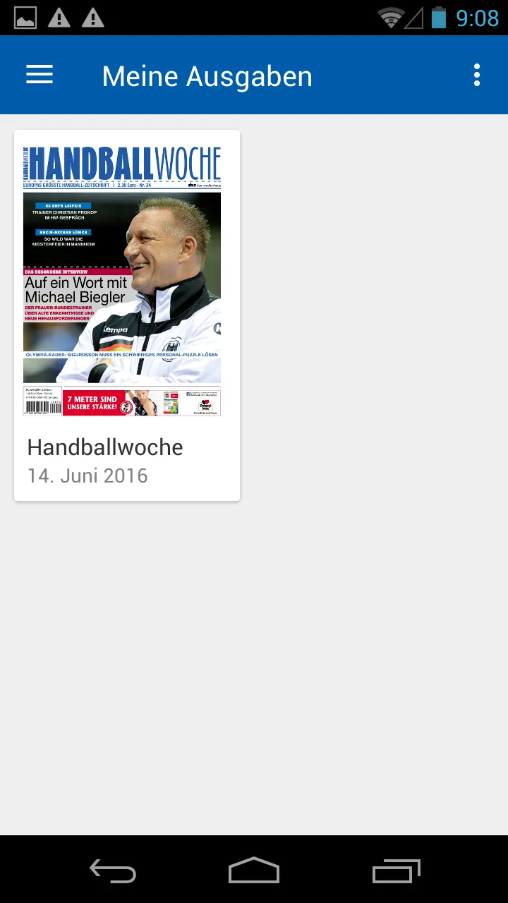 Handballwoche ePaper | Indus Appstore | Screenshot