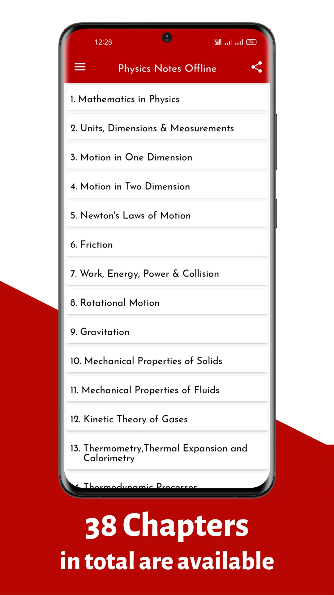 Physics Notes for JEE and NEET | Indus Appstore | Screenshot