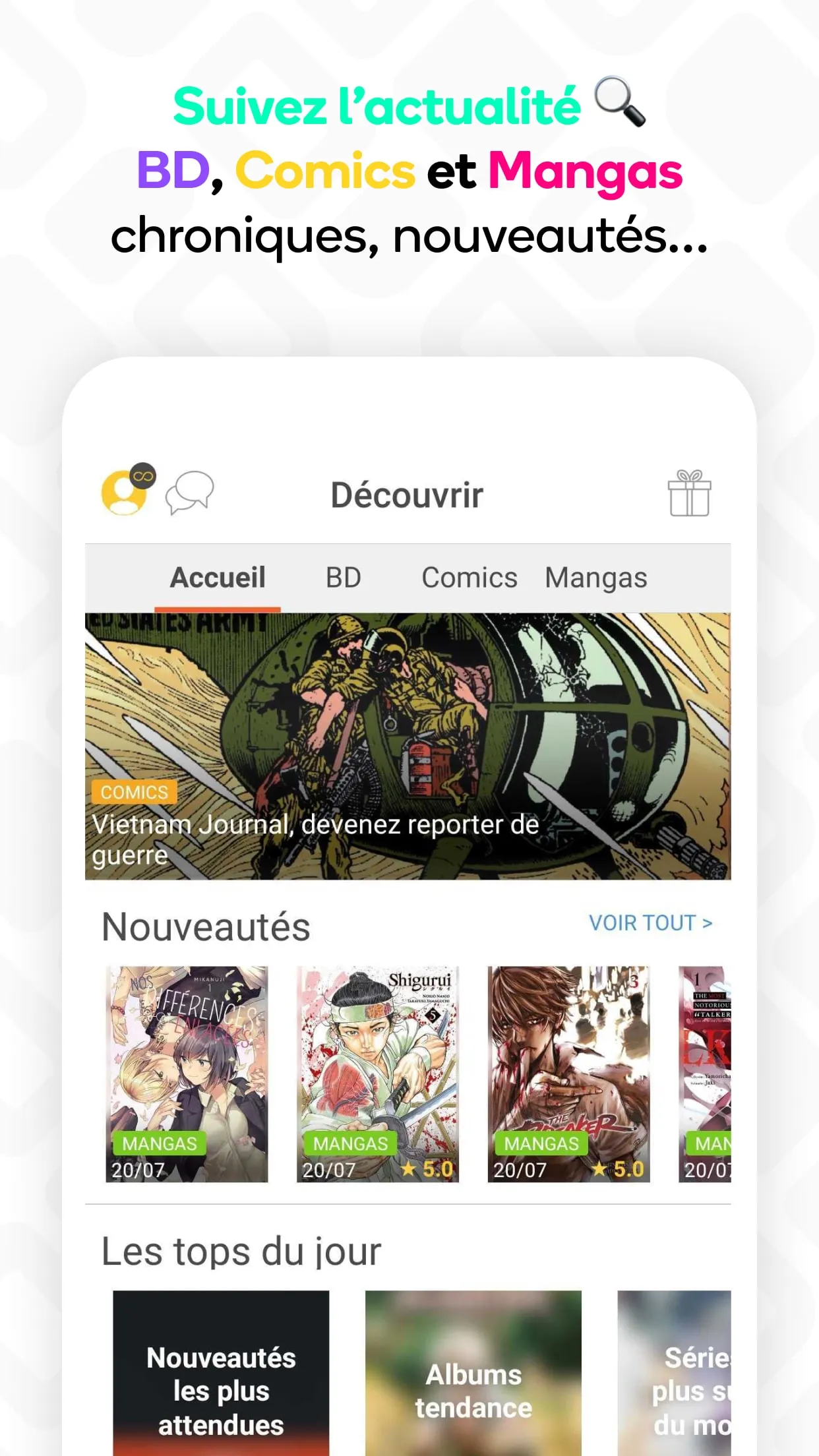 Bubble BD Comics Mangas | Indus Appstore | Screenshot