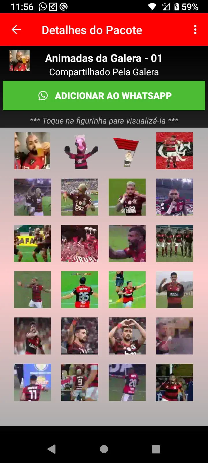 Figurinhas do Flamengo | Indus Appstore | Screenshot