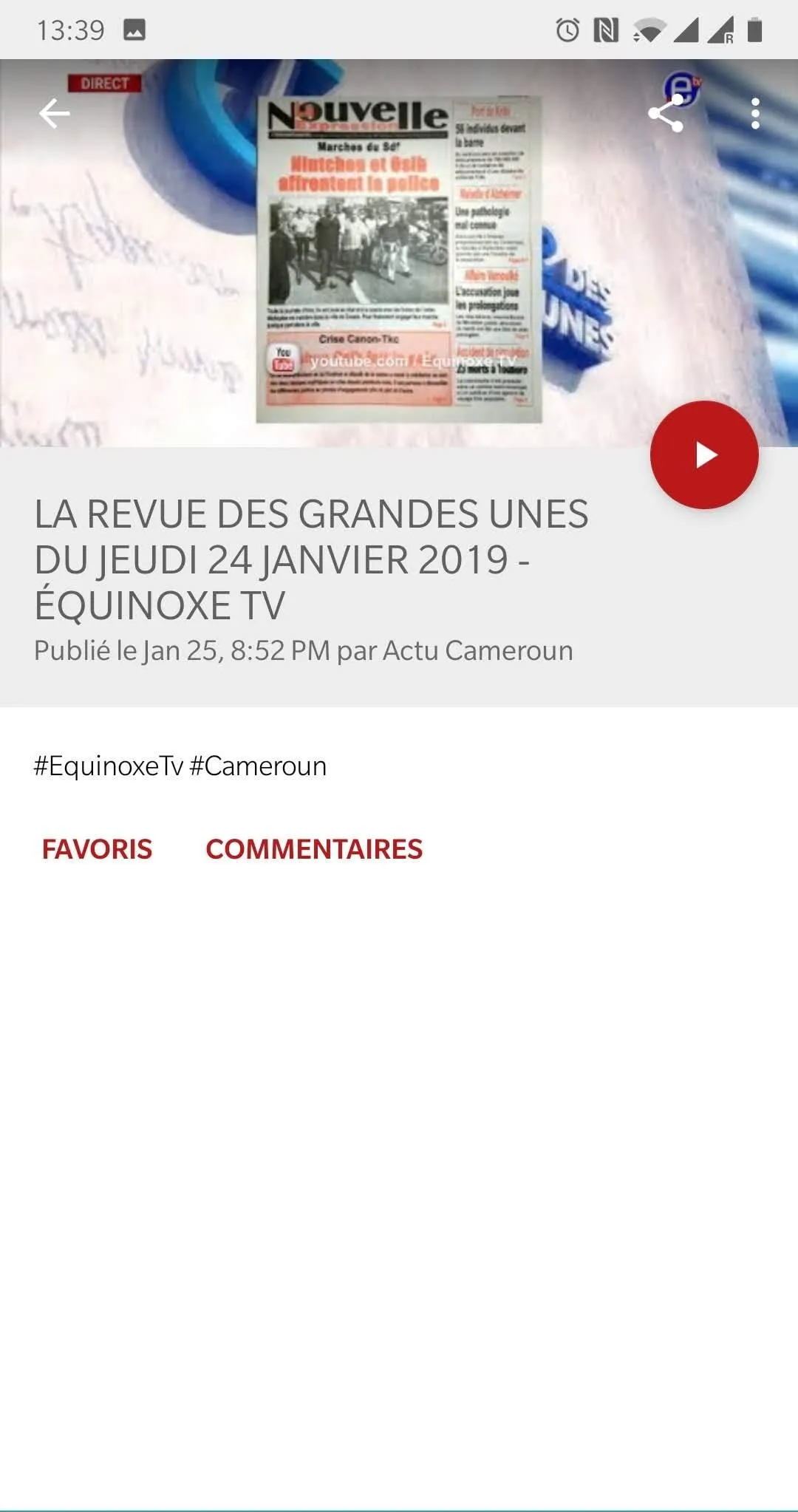 Actu Cameroun  – Latest News | Indus Appstore | Screenshot