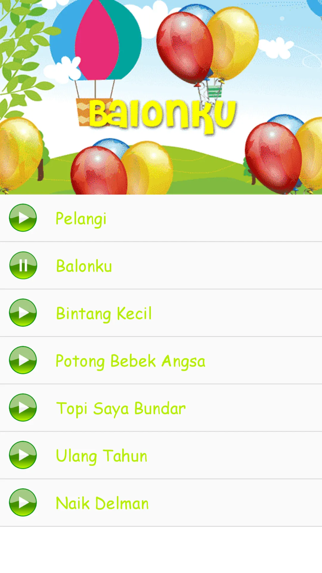 Kumpulan Lagu Anak-anak | Indus Appstore | Screenshot