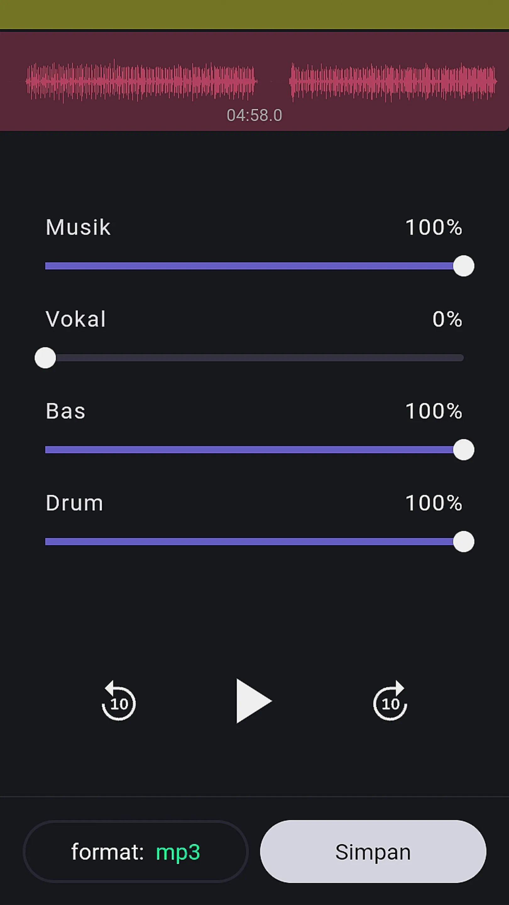 Vocal Remover Mp3 | Indus Appstore | Screenshot