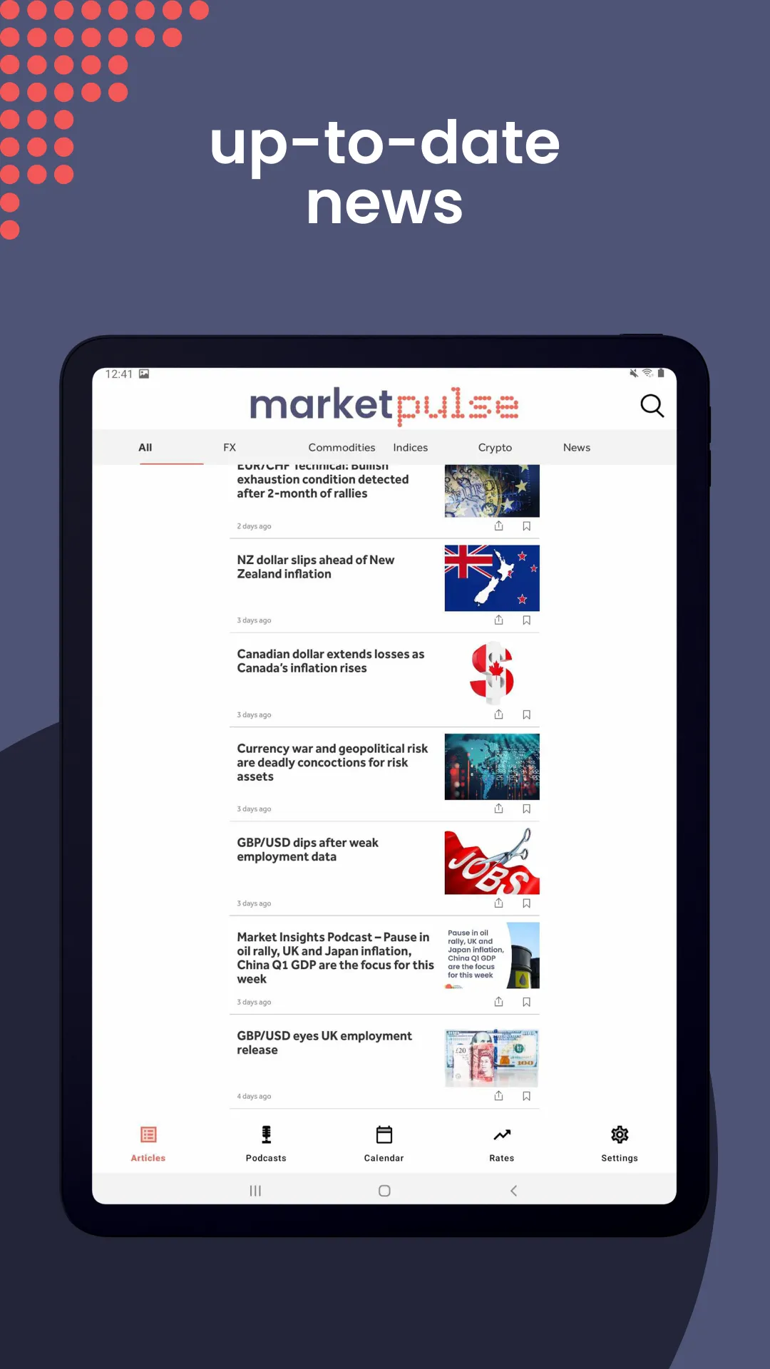 OANDA MarketPulse | Indus Appstore | Screenshot