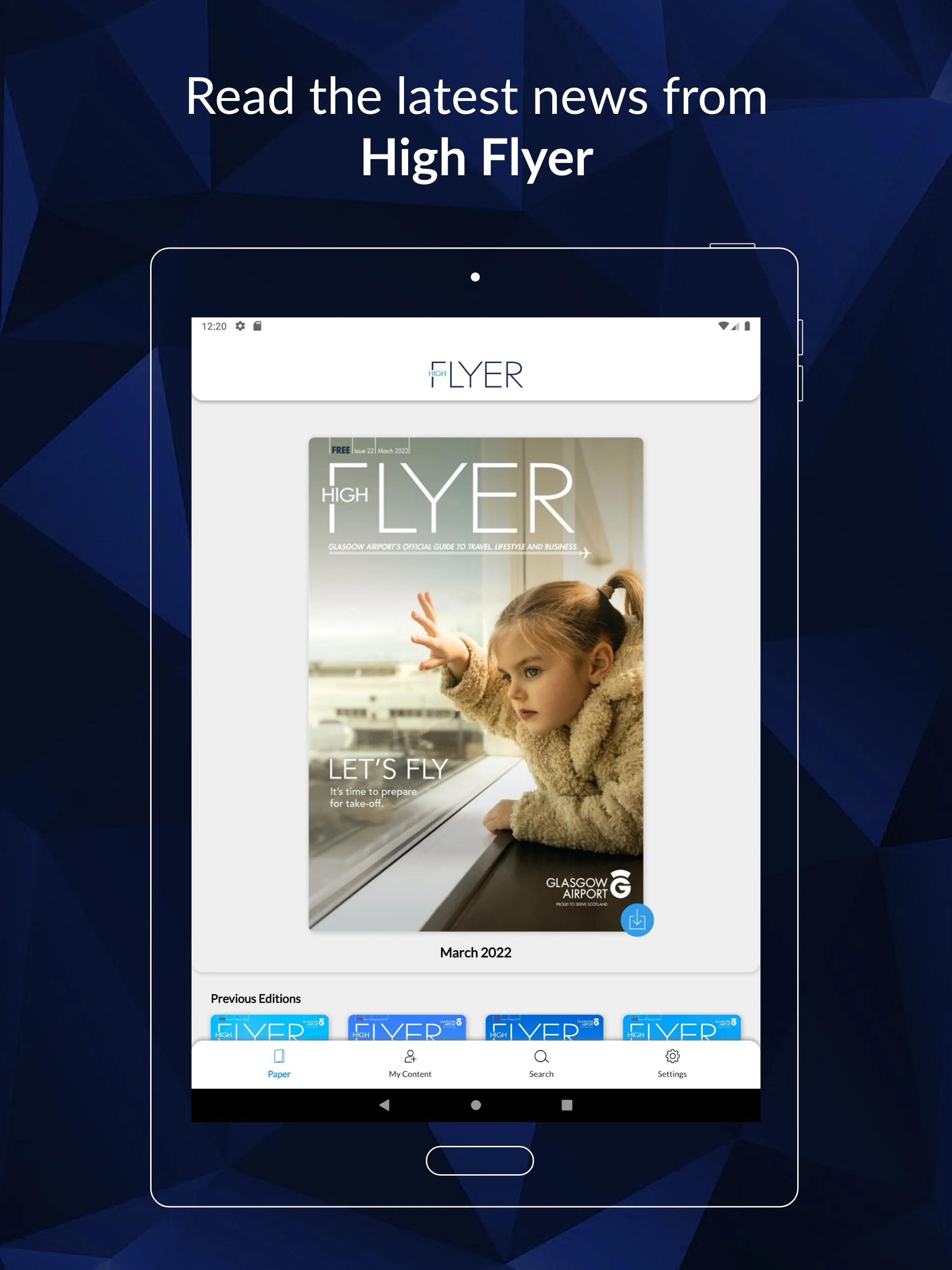 High Flyer Magazine | Indus Appstore | Screenshot