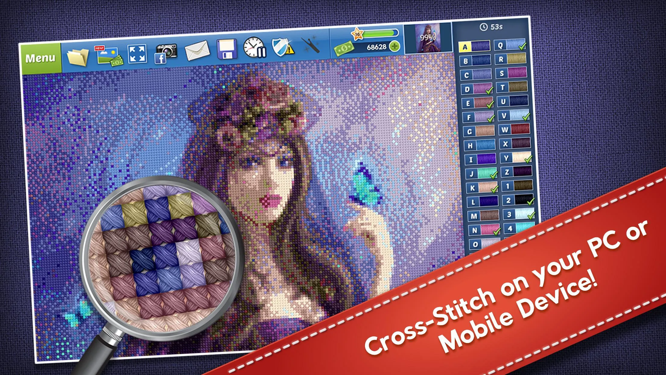 Cross-Stitch World | Indus Appstore | Screenshot