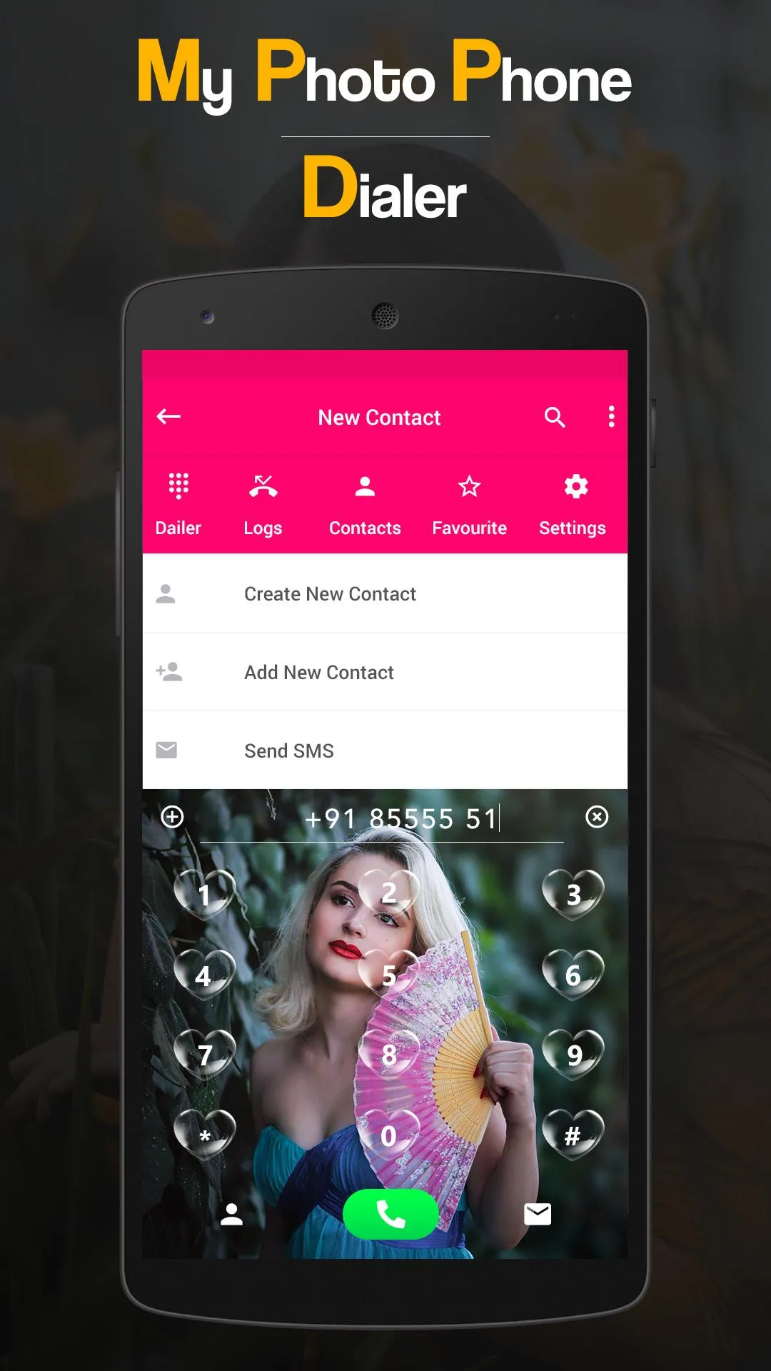 My Photo Phone Dialer: Photo C | Indus Appstore | Screenshot