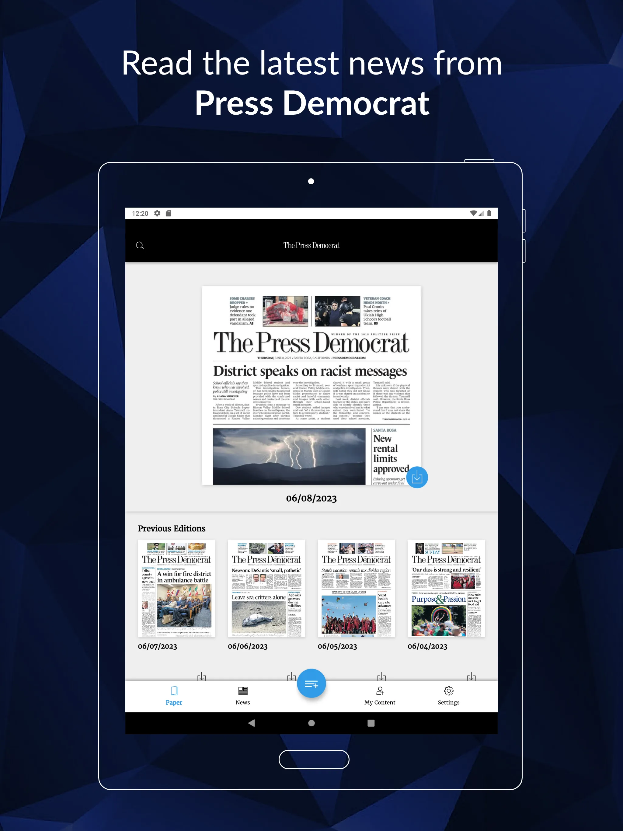 The Press Democrat | Indus Appstore | Screenshot